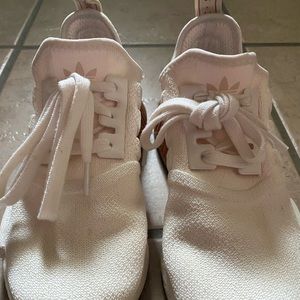 Adidas NMD_R1 shoes cream color